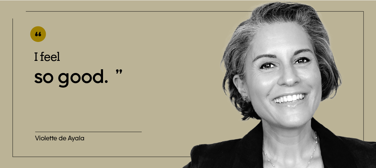 Violette de Ayala is pictured in a headshot.