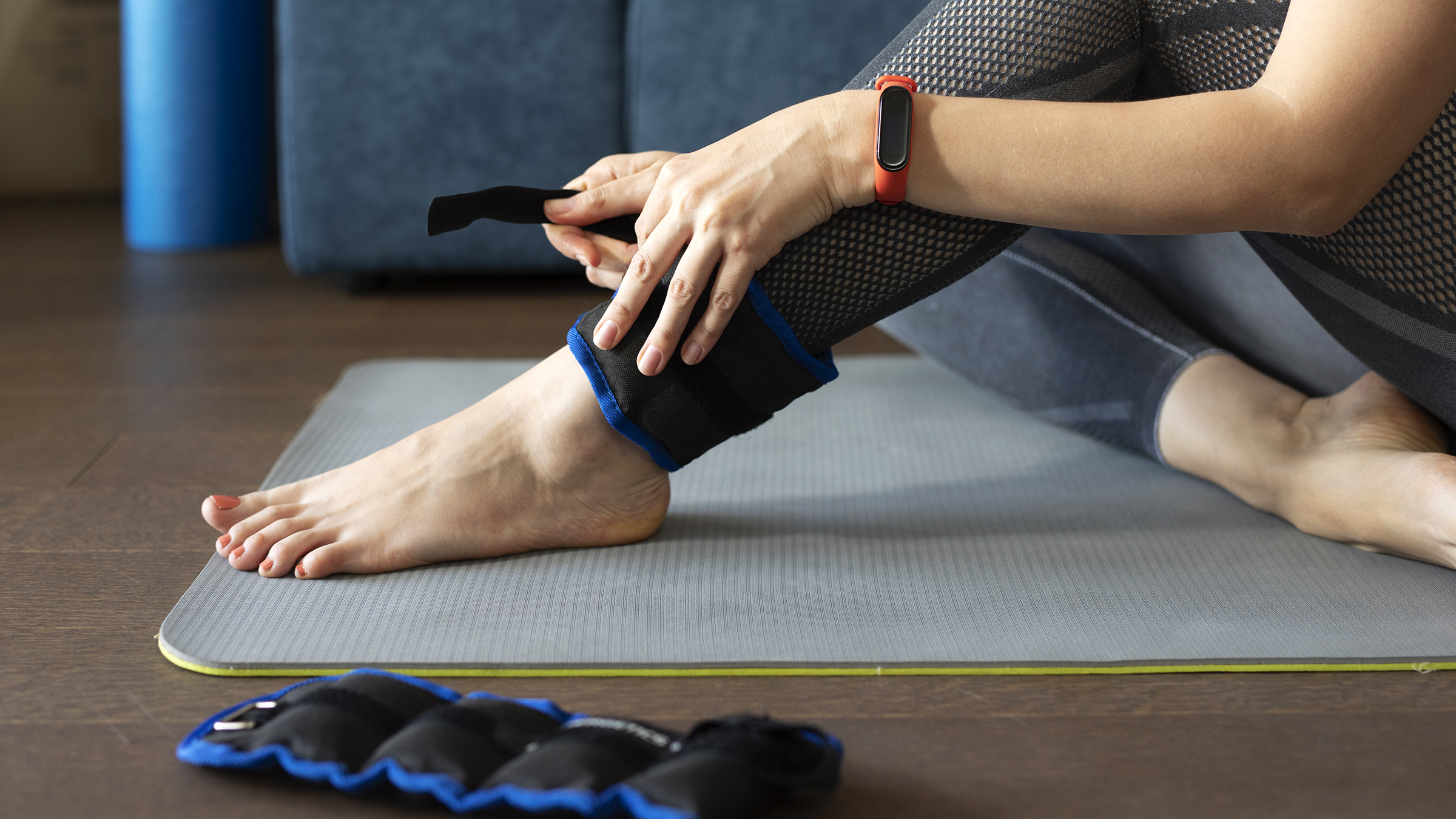 Velcro Ankle cuff exercise bands - Advanced Athletics