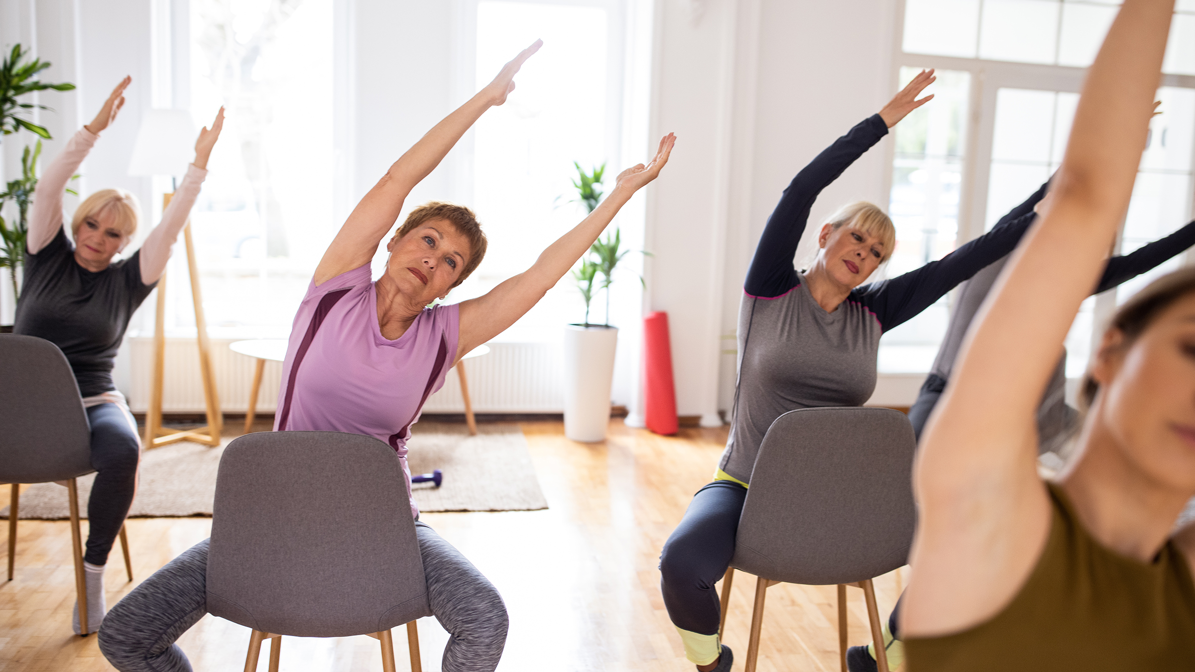 Seated Chair Yoga Poses For Seniors | Cabinets Matttroy