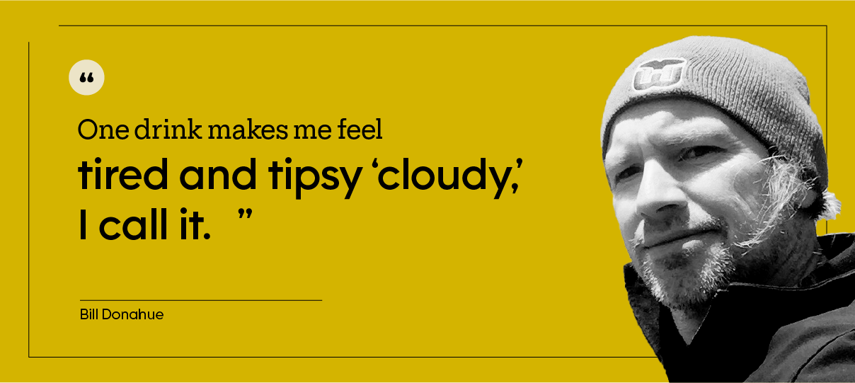 Photo of Bill Donahue hiking.