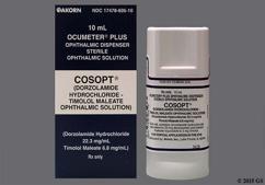 Cosopt Coupon - Cosopt 10ml of 2%/0.5% eye dropper