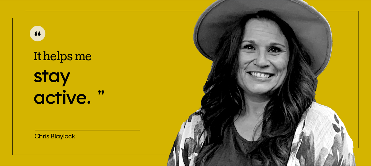 Headshot of Chris Blaylock, outdoors.