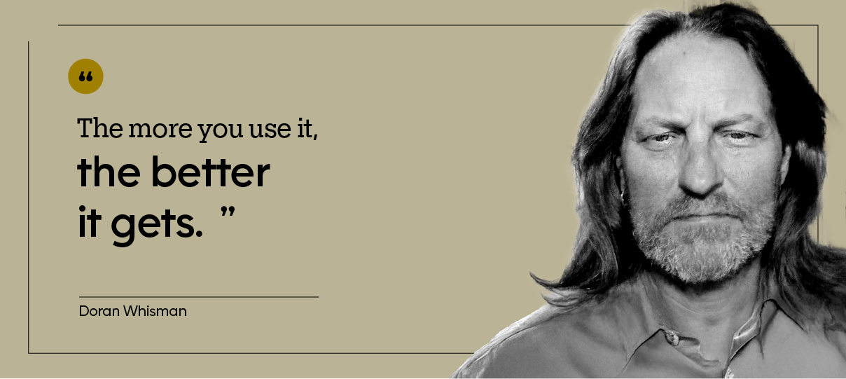 Doran Whisman is pictured in a headshot.