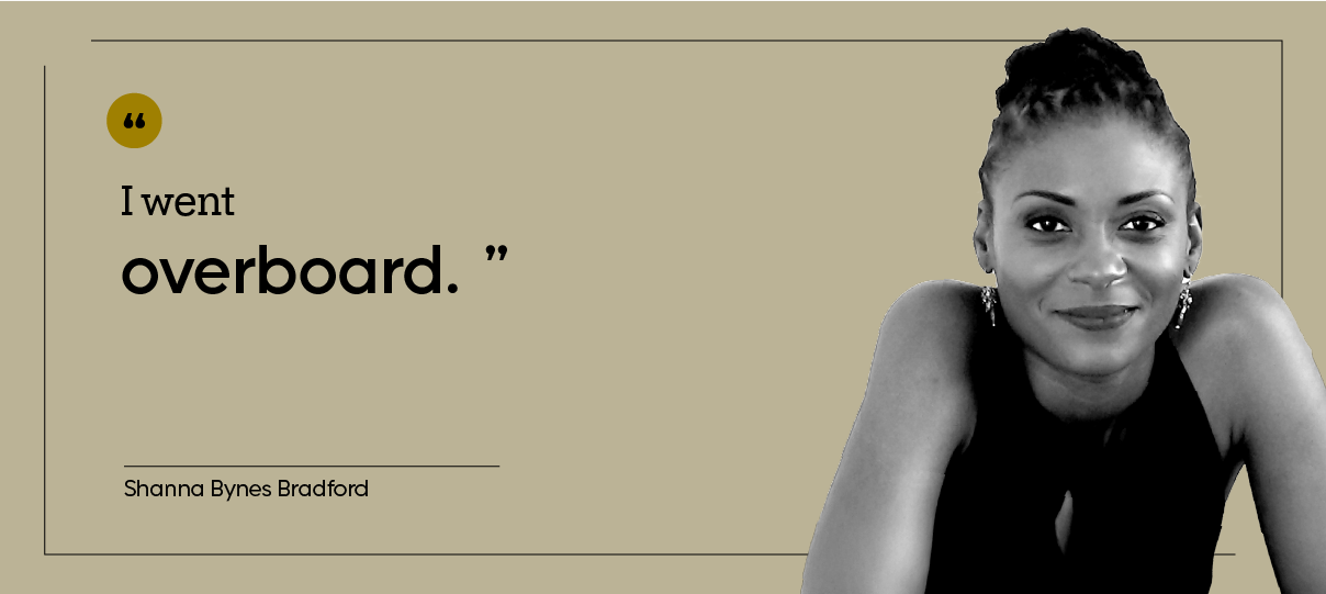 Shanna Bynes Bradford is pictured in a headshot.