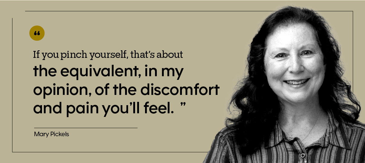 Mary Pickels is pictured in a headshot.