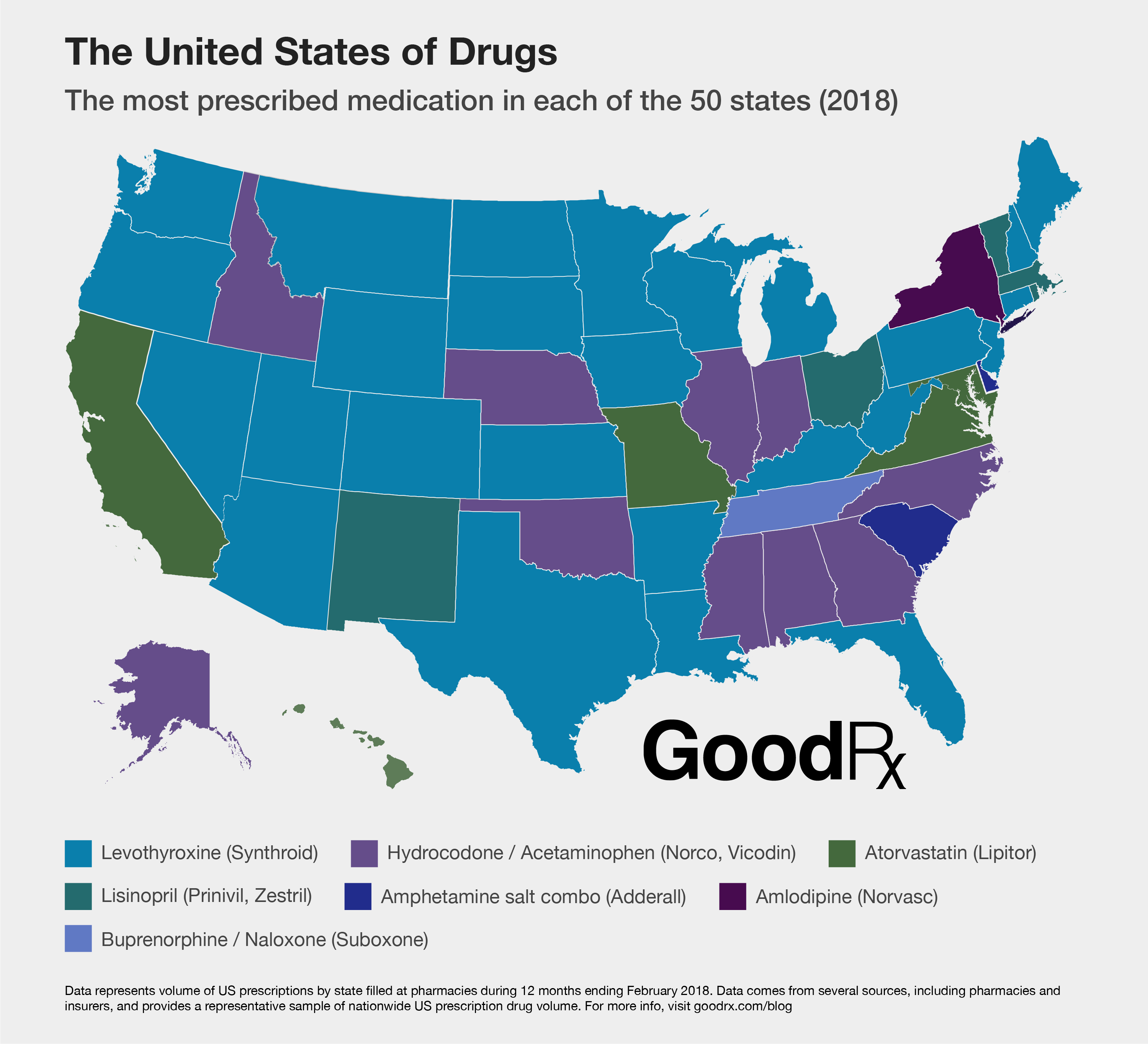 The Most Popular Drugs In America, State By State - GoodRx