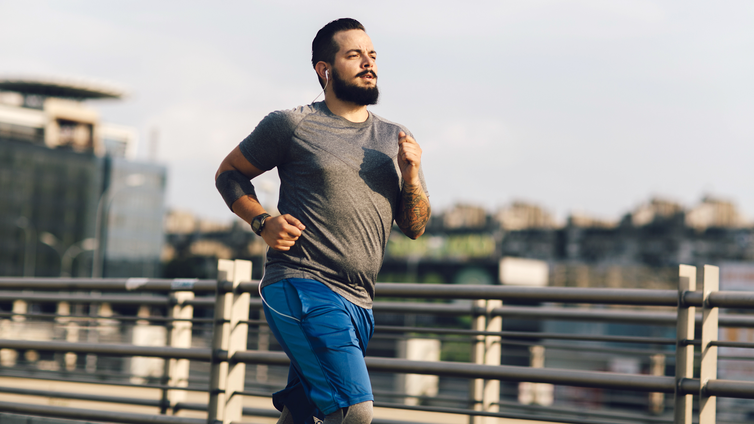 Fat Man He Is Jogging To Lose Weight Stock Photo - Download Image Now -  Running, Men, Adipose Cell - iStock