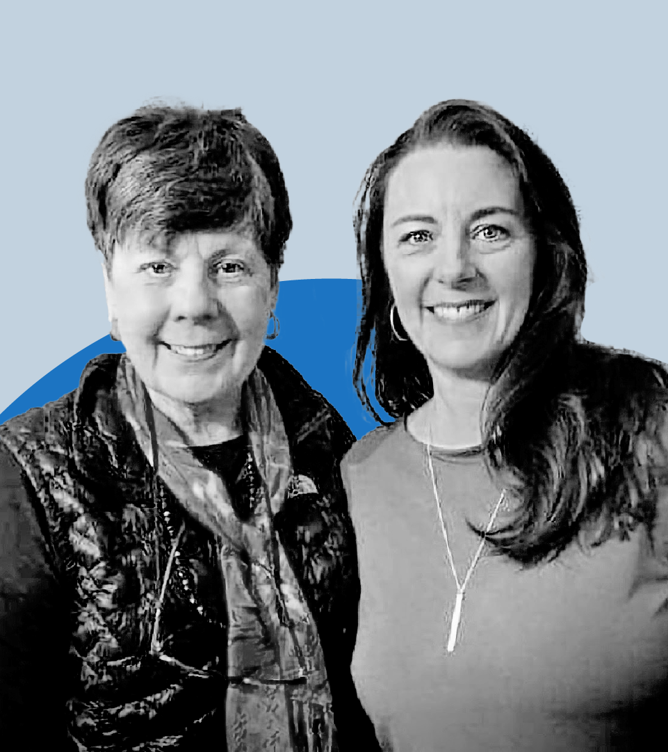 Beth Allen (right) is pictured in a snapshot with her aunt, Rosemary Fitzpatrick.