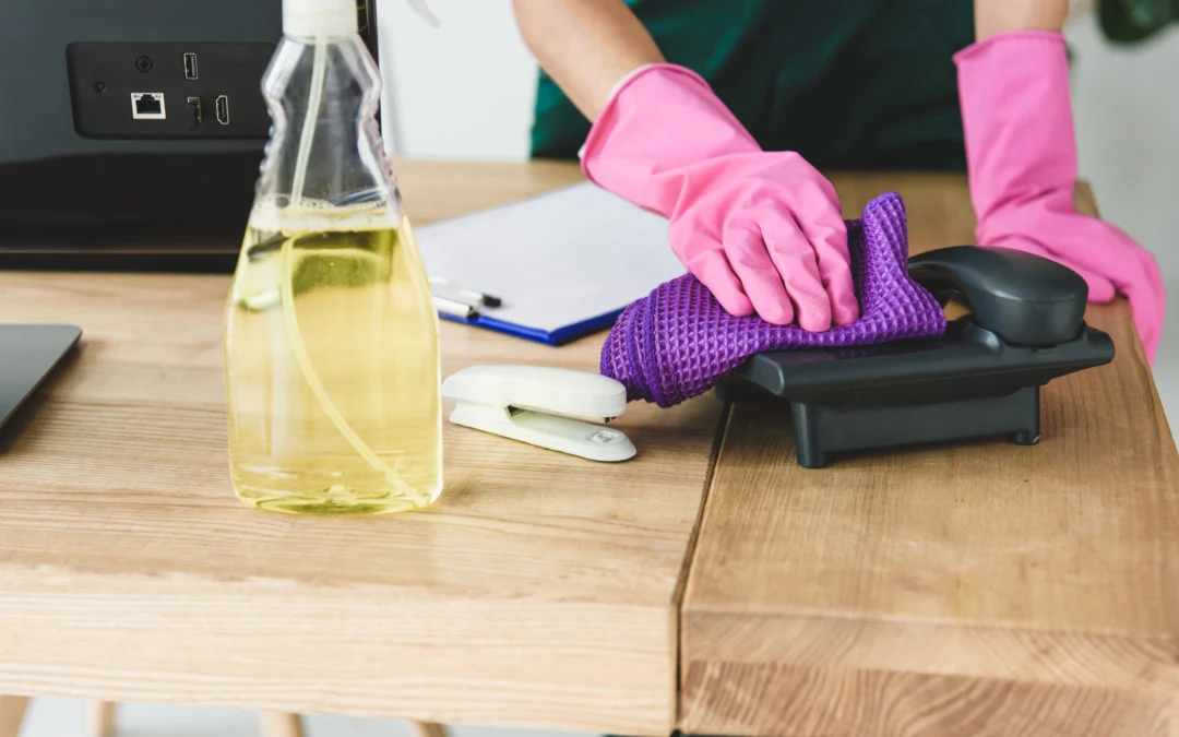 How to Sanitize Your Work Space During Flu Season