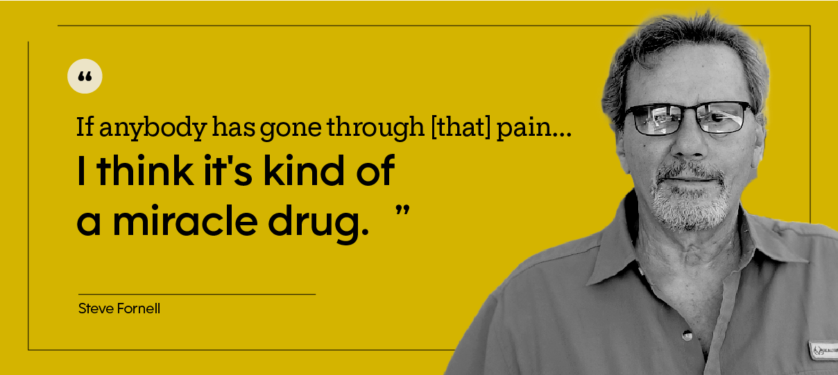 Portrait of Steve Fornell, indoors.