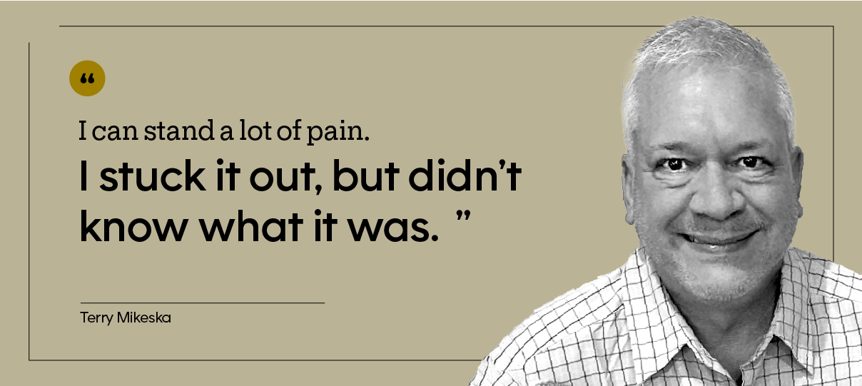 Terry Mikeska is pictured in a headshot.