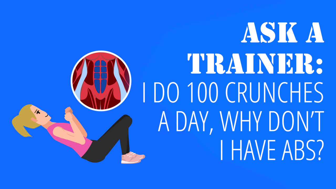 Doing 100 crunches a day hot sale