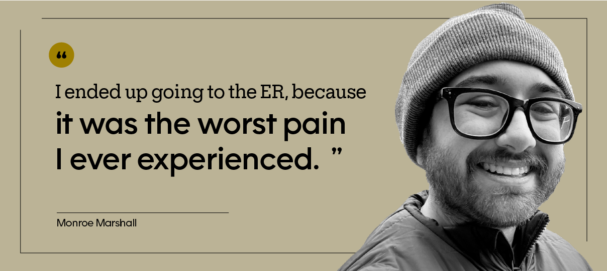 Monroe Marshall is pictured in a headshot.