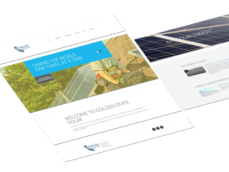Golden State Solar Website Build