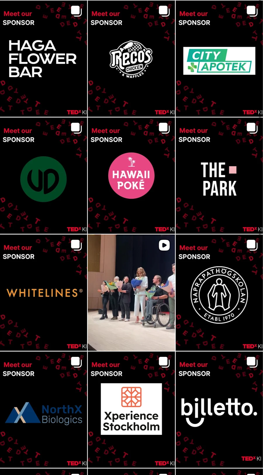 Our 2025 Sponsors on Instagram