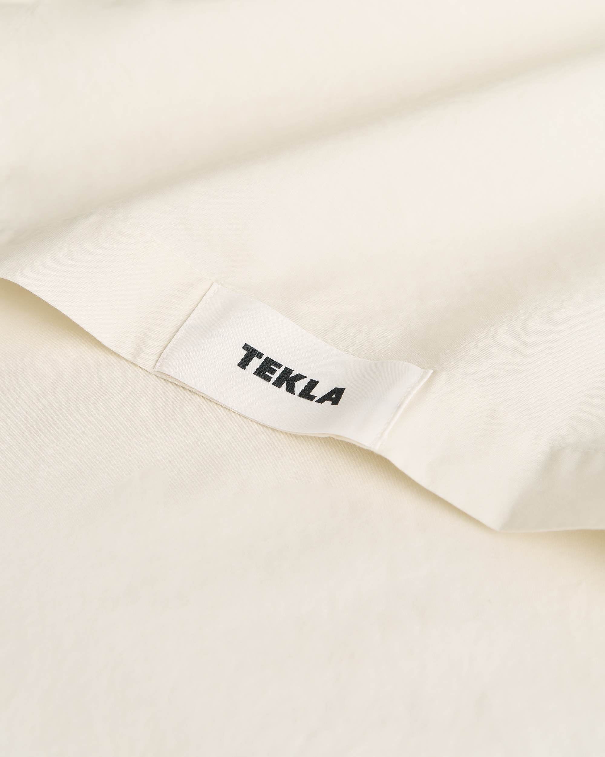 Percale sheet – Winter White | Tekla Fabrics