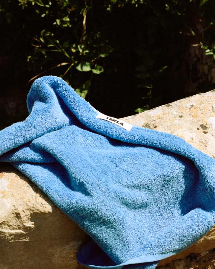 Clear Blue towel