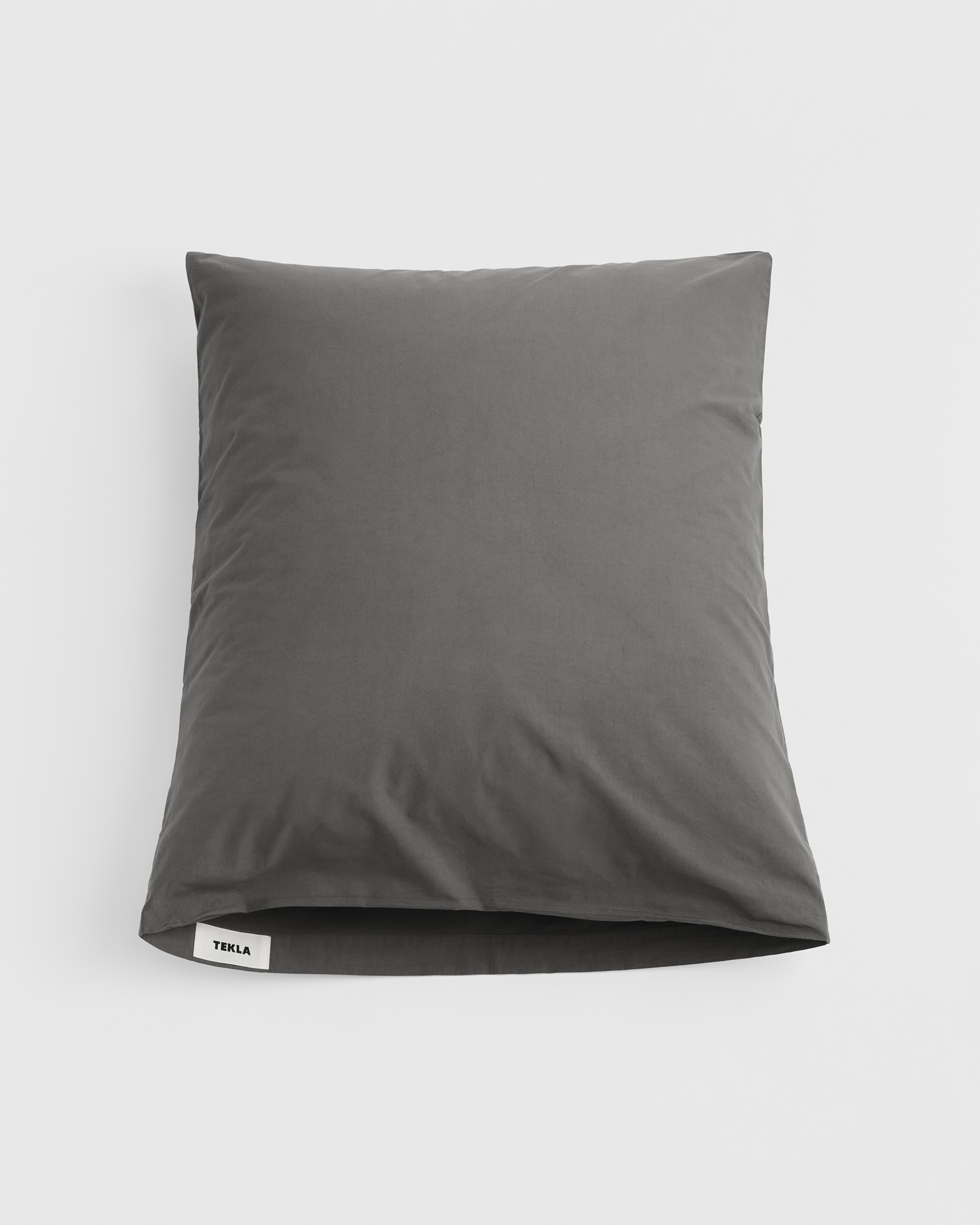 Percale duvet cover - Dark Taupe | Tekla Fabrics