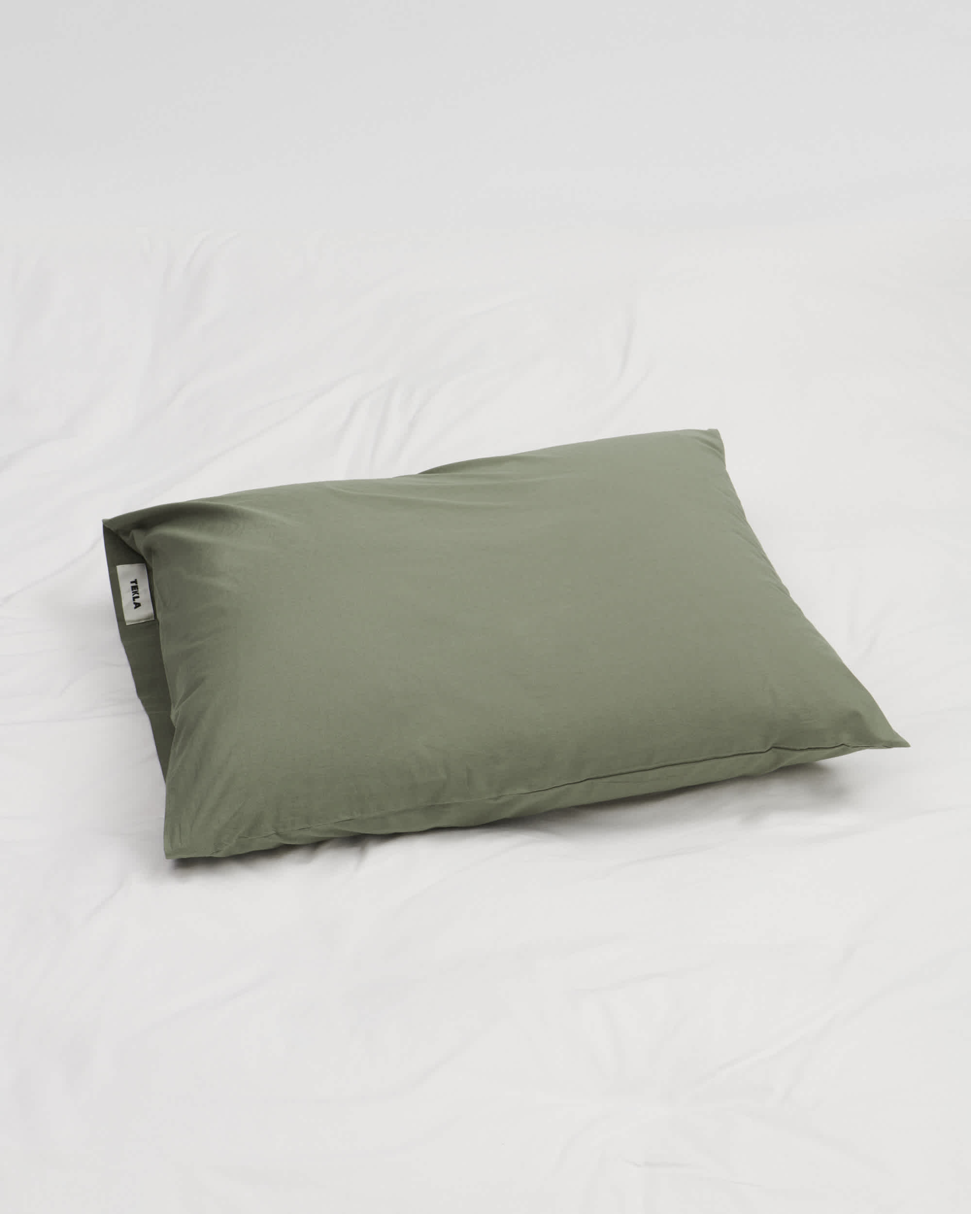 Cyma Pillow Cover - Green / Natural