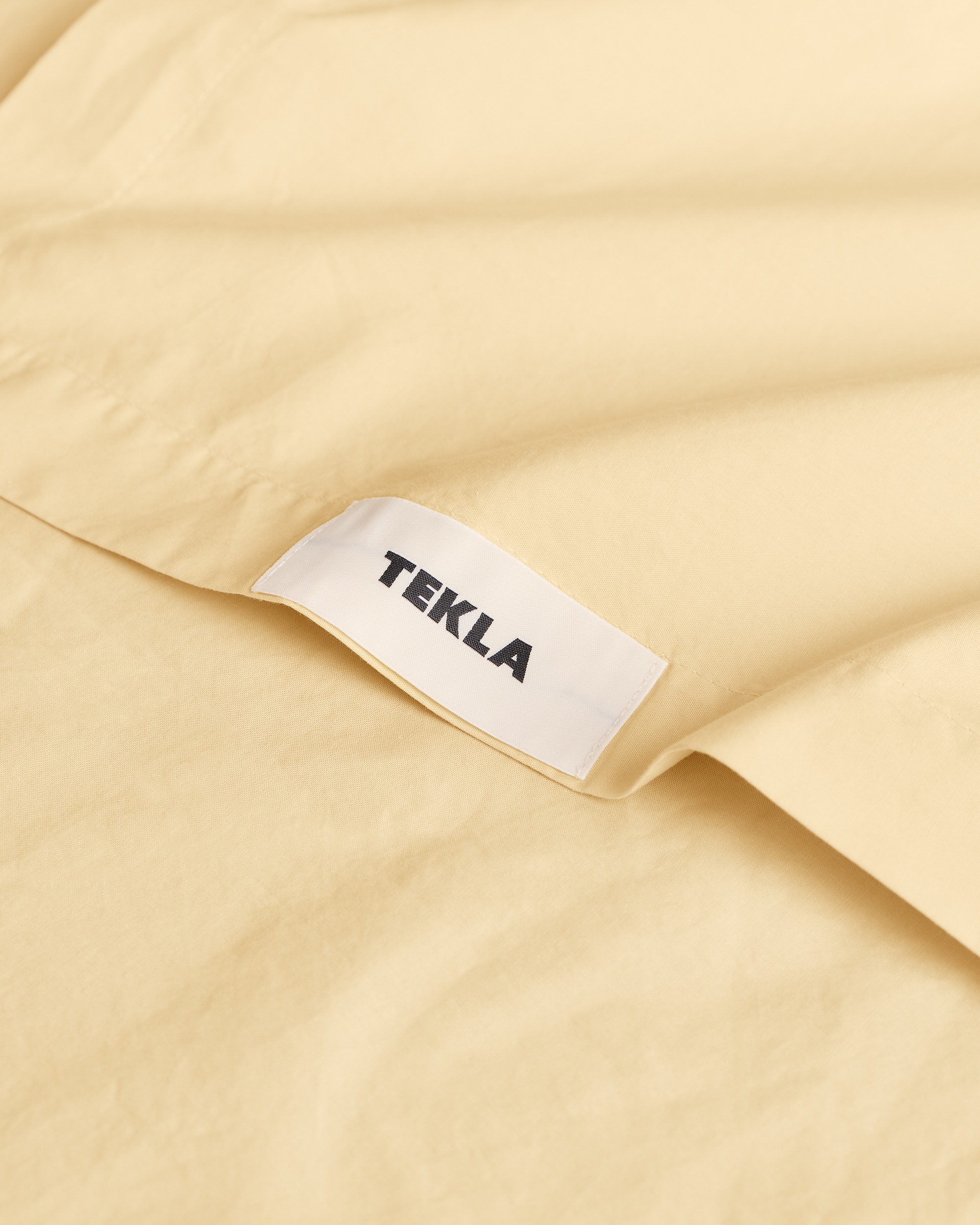 Percale sheet – Island Blue | Tekla Fabrics