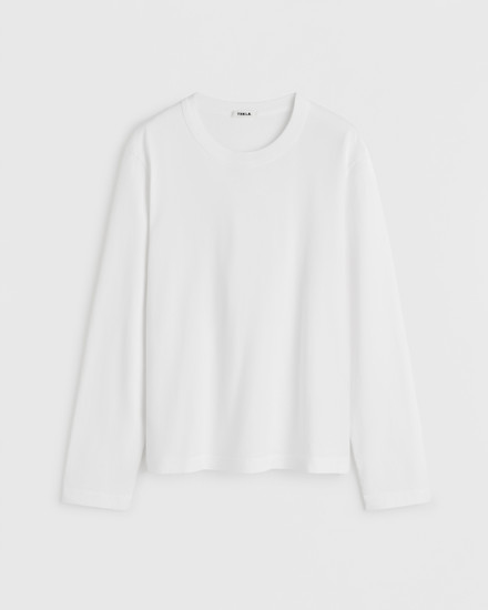 Tekla Fabrics Women's long-sleeved t-shirt - White