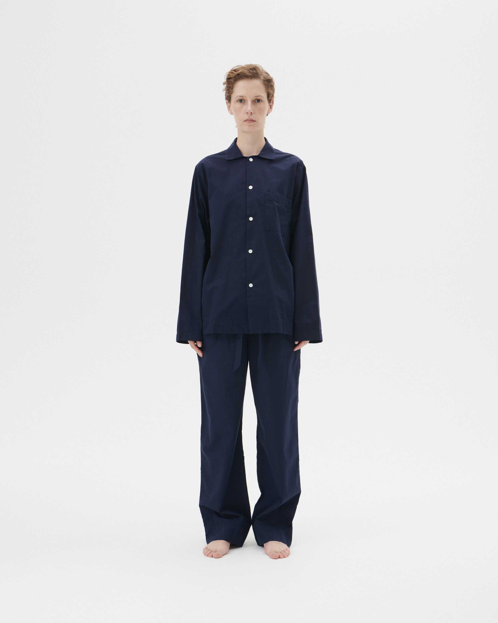 True Navy long-sleeved shirt