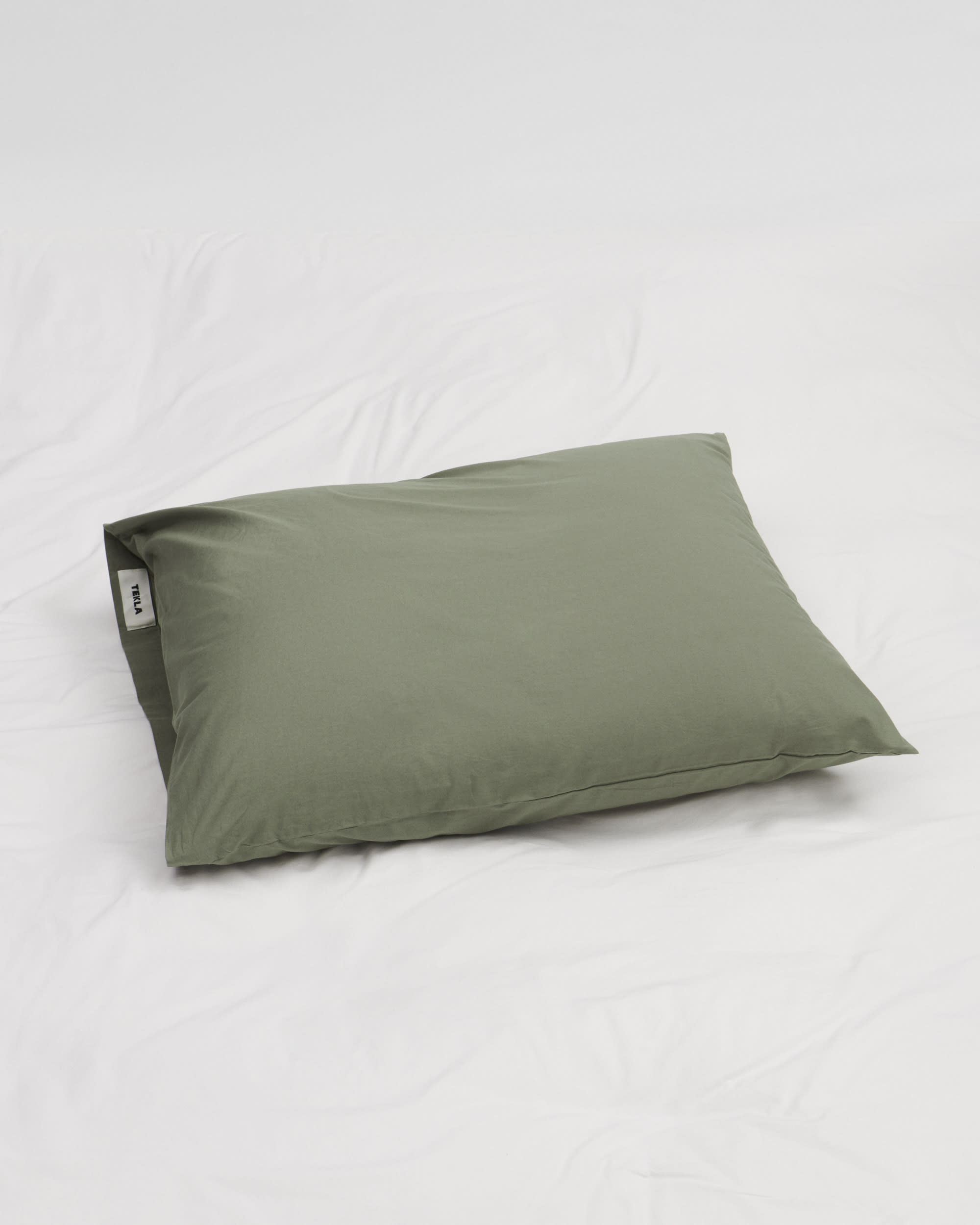 Percale Pillow Sham - Olive Green