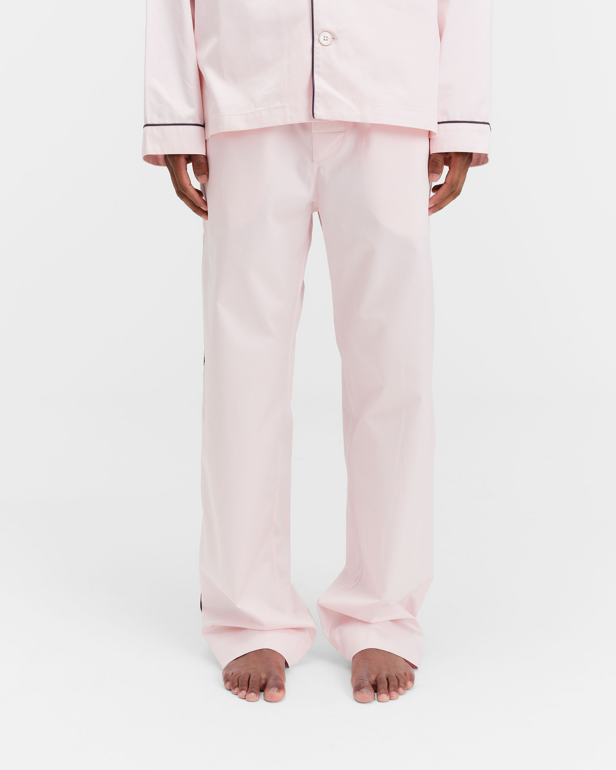 インナー・ルームウェアその他 TEKLA Dark Pink Cotton Pyjamas Pant Sateen pyjamas - pants - Porter | Tekla Fabrics
