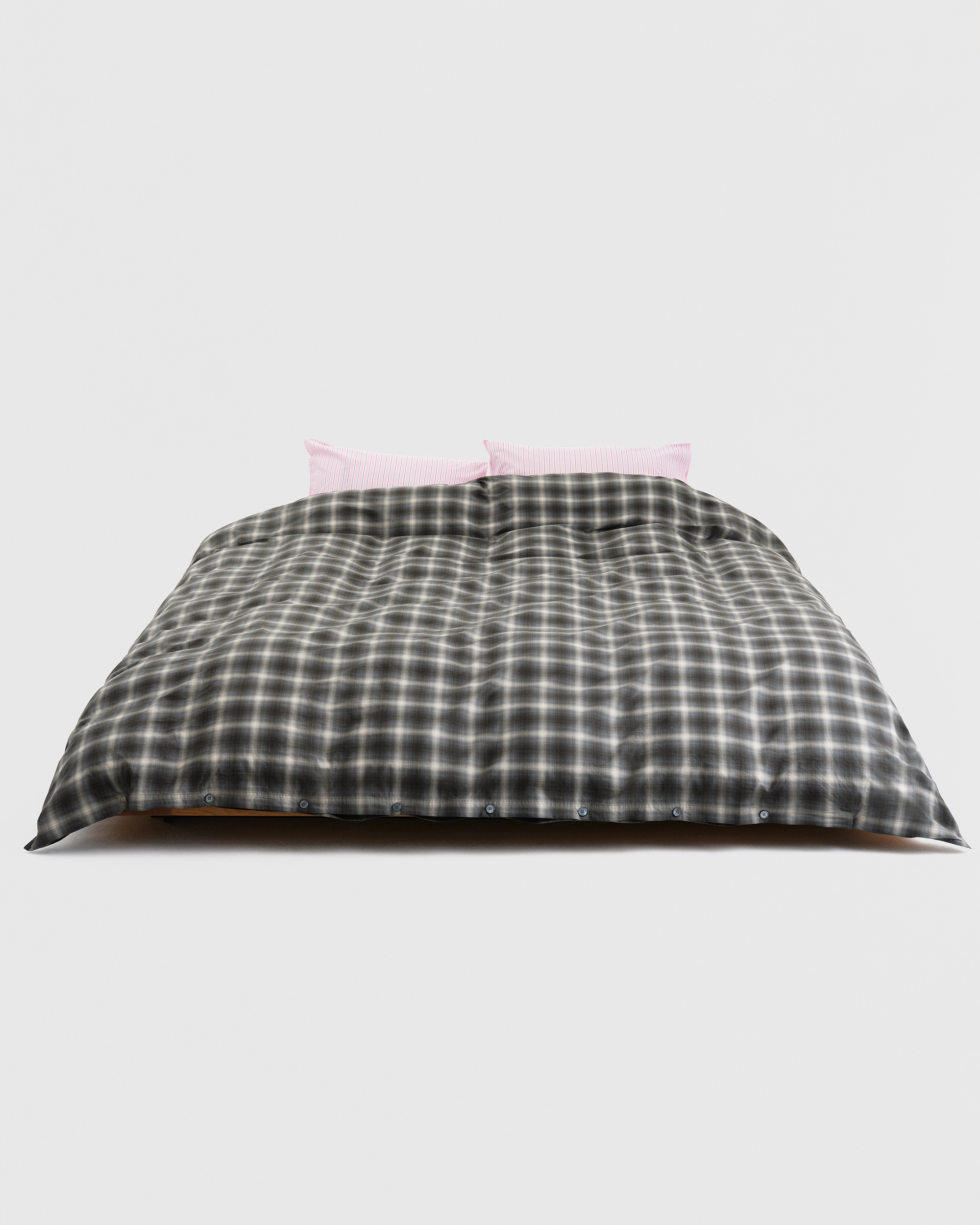 Stüssy / Tekla pillow sham Percale pillow sham – Hand Drawn Stripes | Tekla Fabrics
