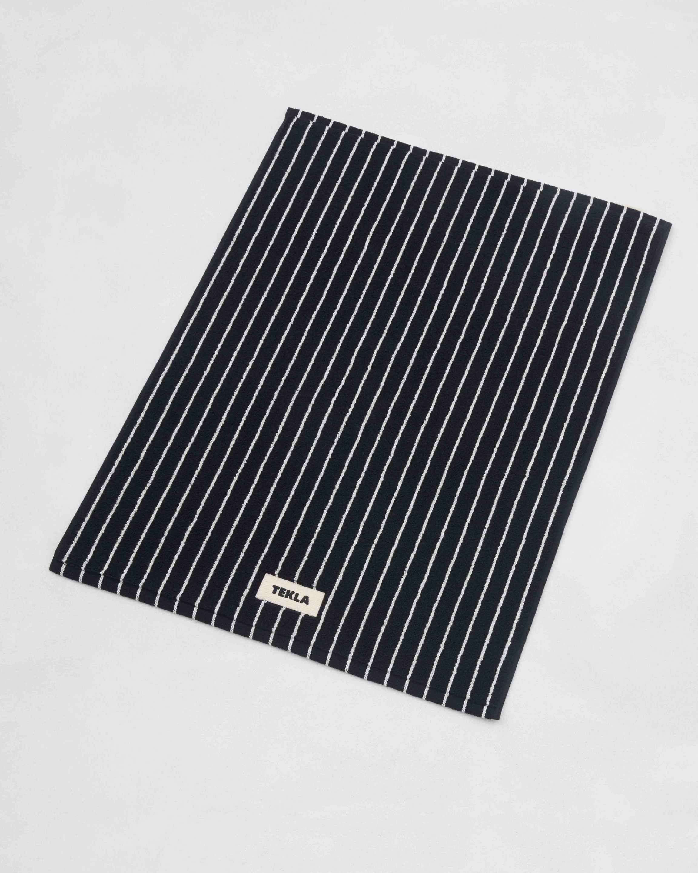 Bath Mat - Striped - Black Stripes