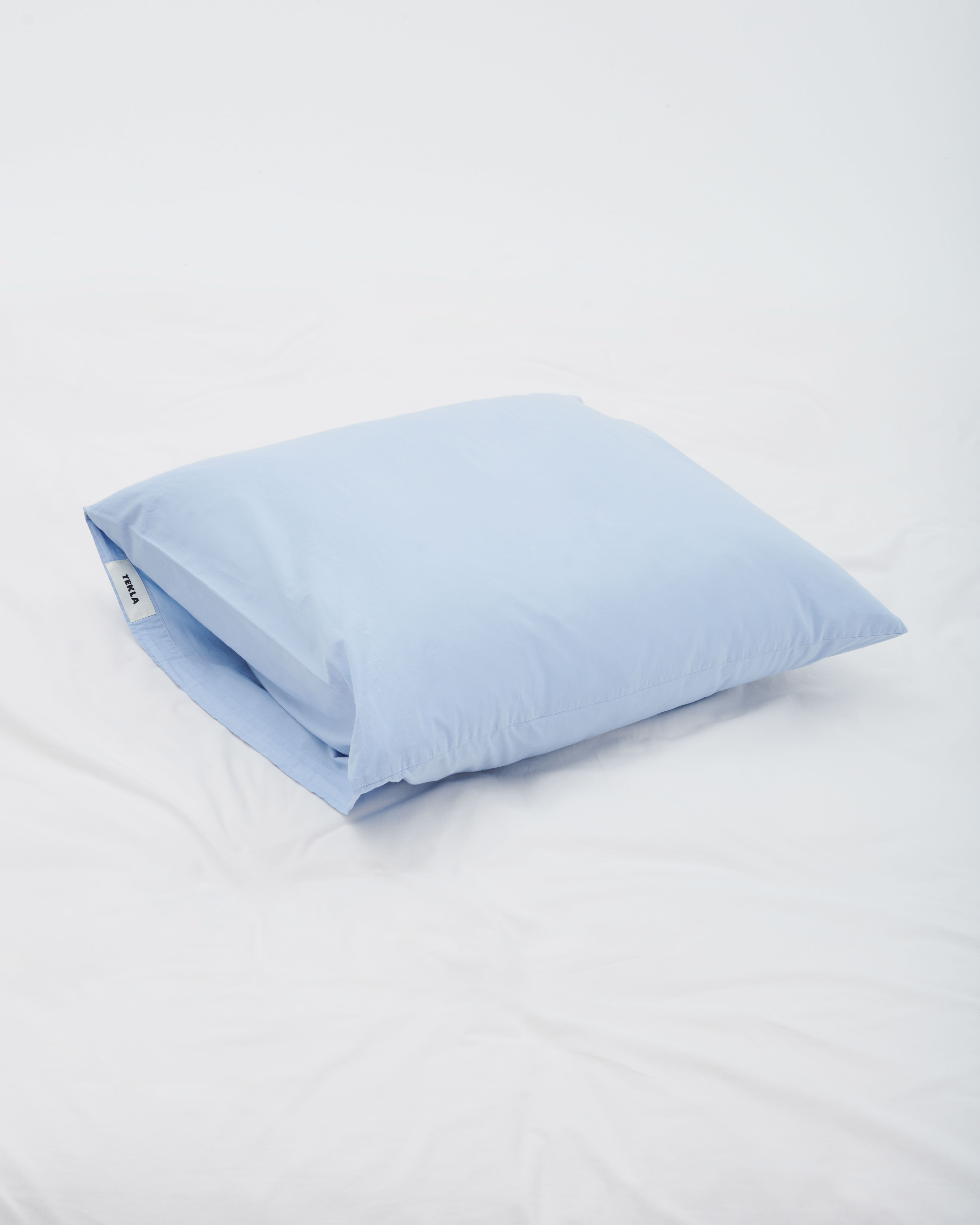 Percale Duvet Cover - Morning Blue | Tekla Fabrics