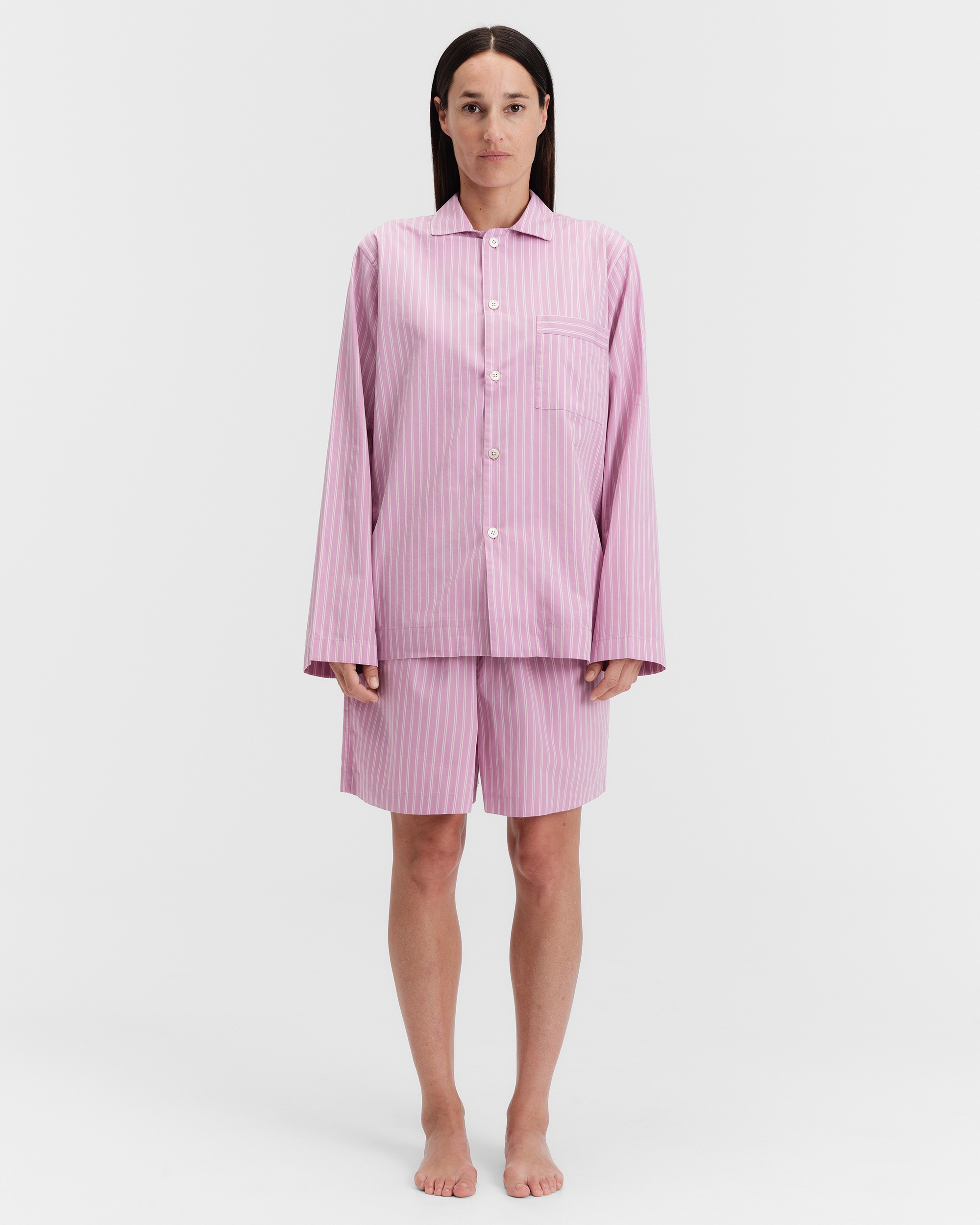 TEKLA テクラ ショートパンツ パジャマ POPLIN SLEEPWEAR SHORTS SWS-WIL L WILLOW Tekla Poplin Shorts Willow – Neighbour