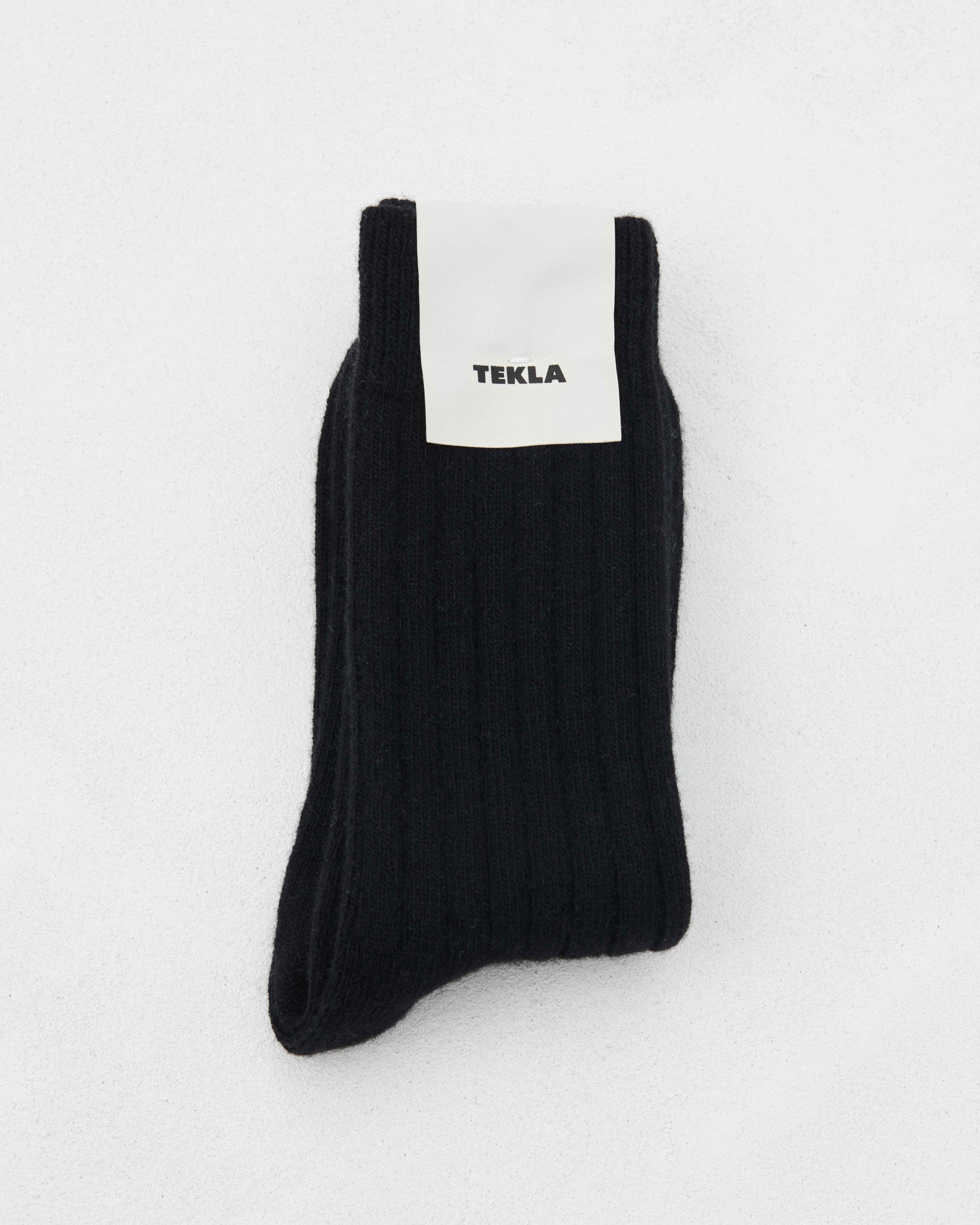Black cashmere socks