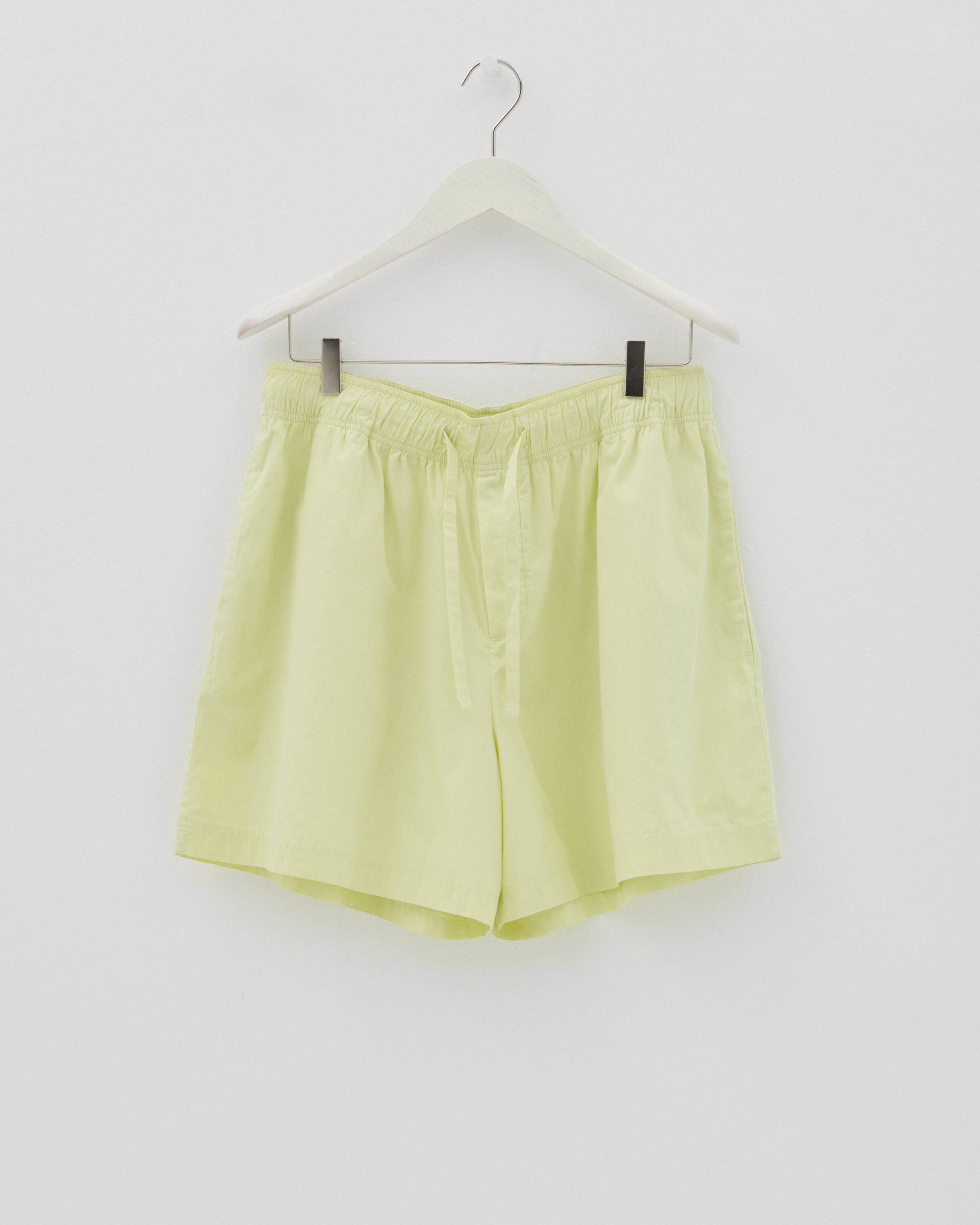 Poplin pyjamas – shorts – Lime