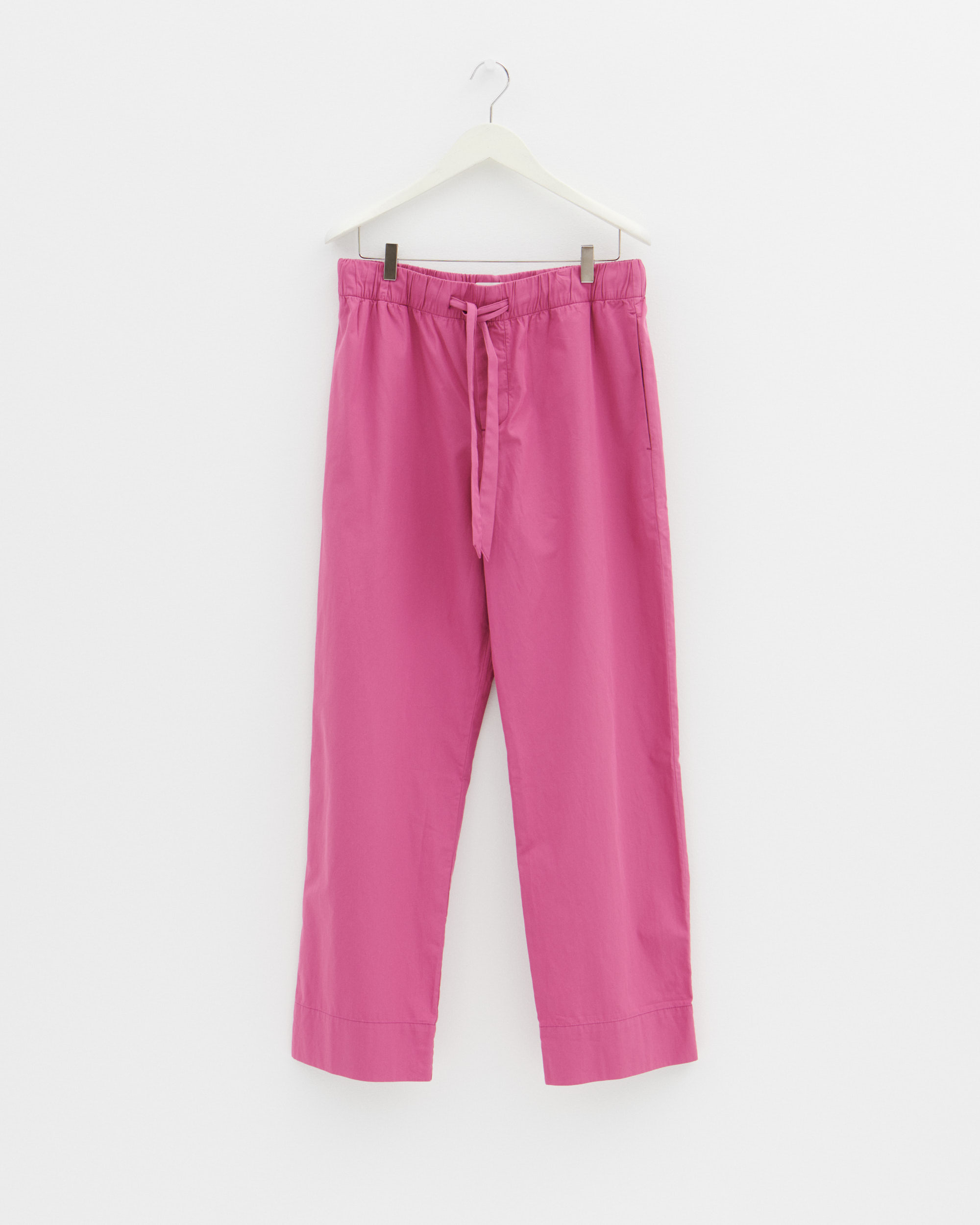 Poplin pyjamas – pants – Lingonberry