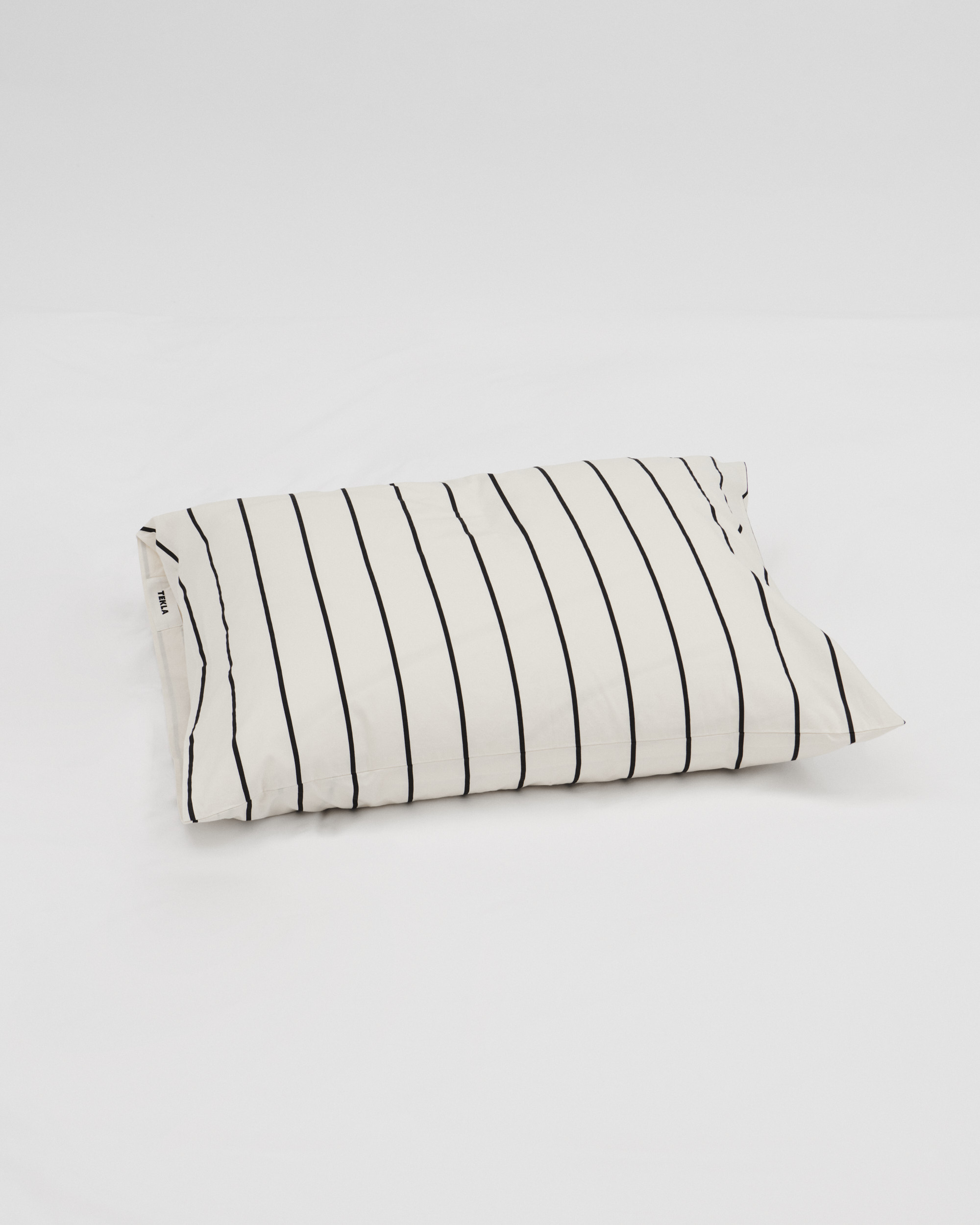 Tekla Percale Pillow Sham in Needle Stripes main image 1