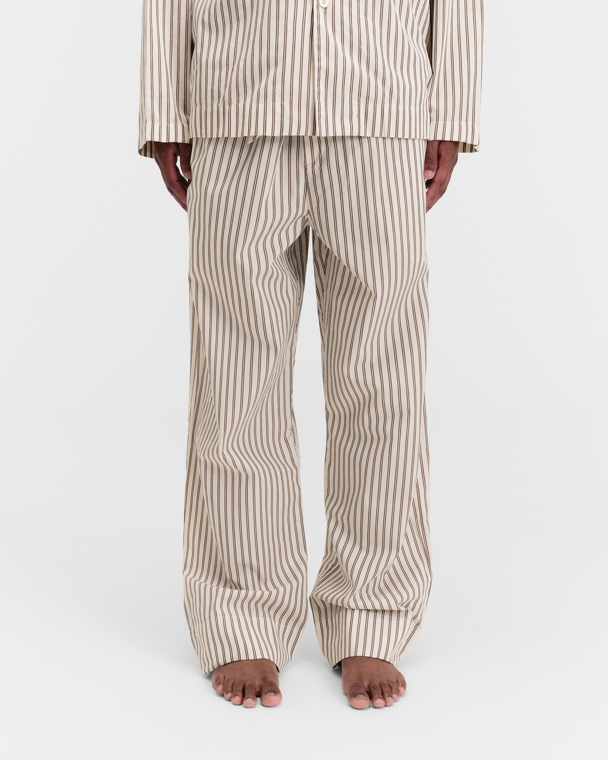 Poplin pyjamas – pants – Hopper Stripes | Tekla Fabrics