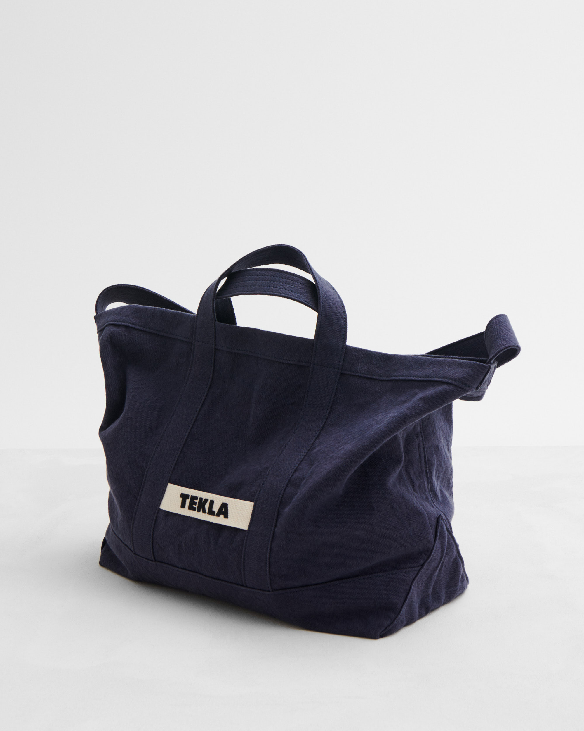 TEKLAテクラ】 Beach Bag バッグWashed Navyネイビー - トートバッグ