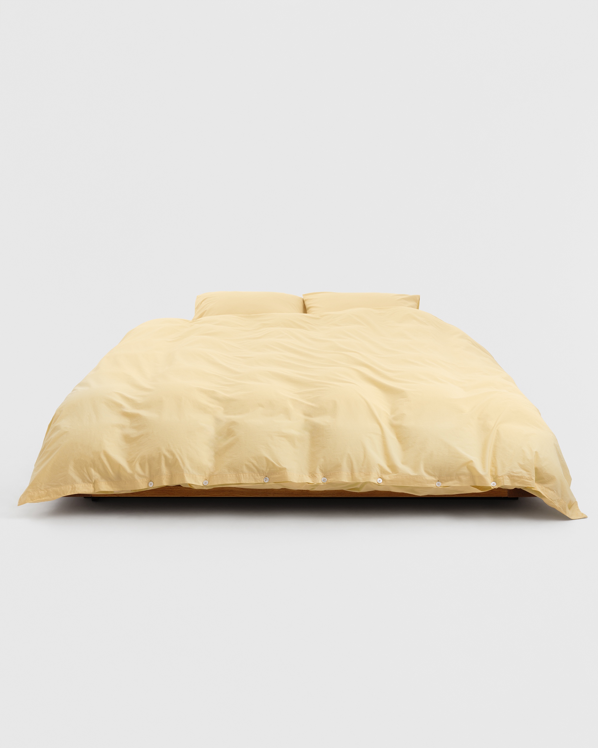 TEKLA掛け布団カバー200x220cm イエロー/SHADED YELLOW Percale duvet cover – Shaded Yellow | Tekla Fabrics