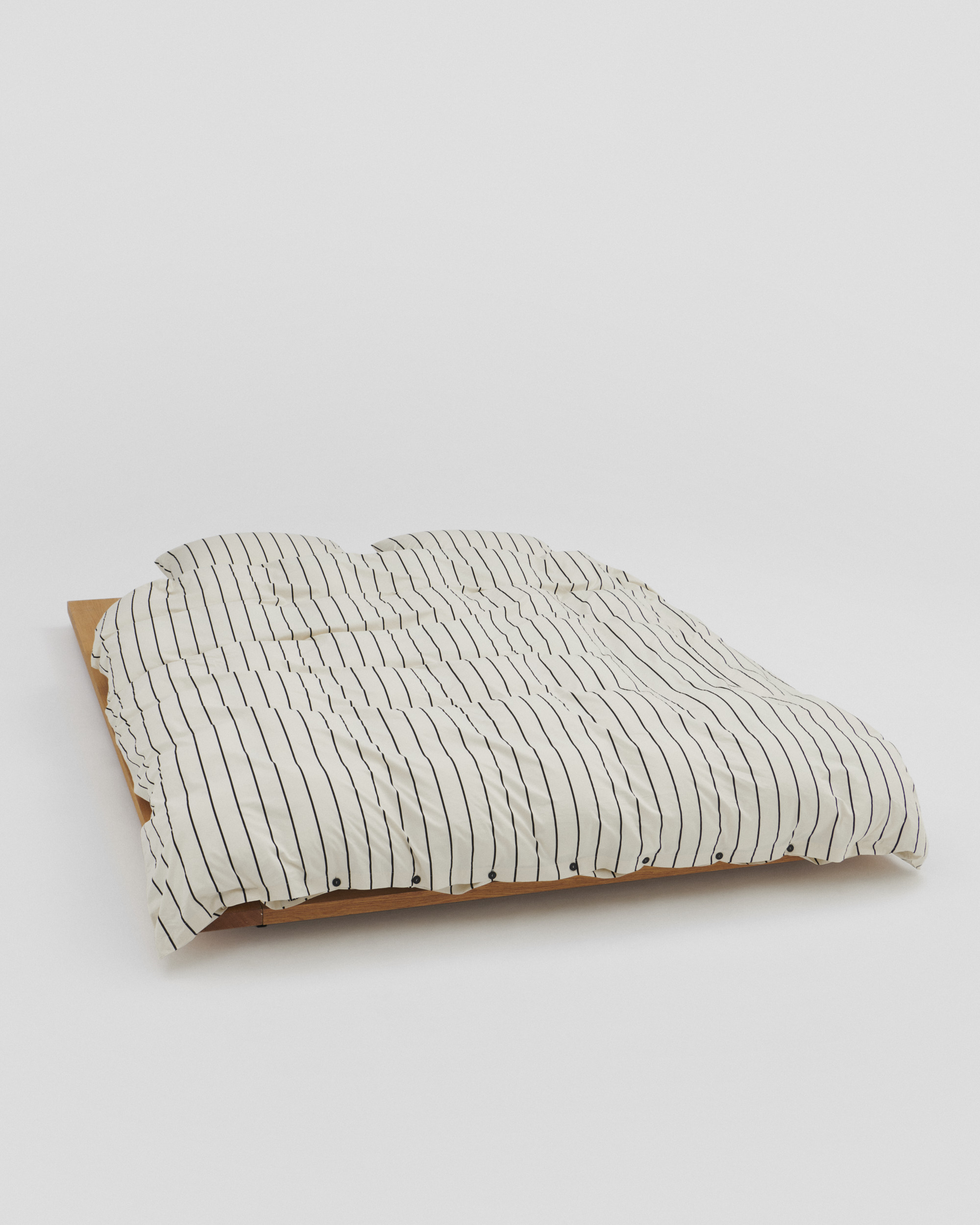 Percale duvet cover – Shadow Stripes | Tekla Fabrics