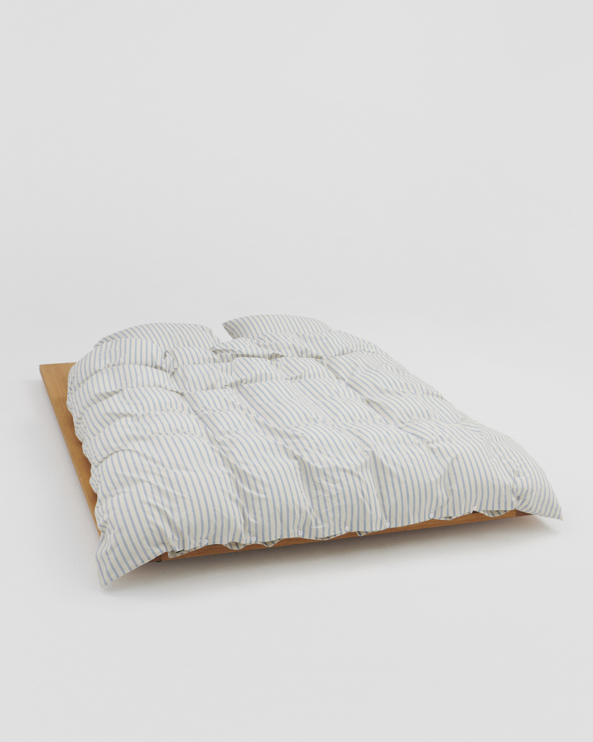 Percale duvet cover – Needle Stripes | Tekla Fabrics
