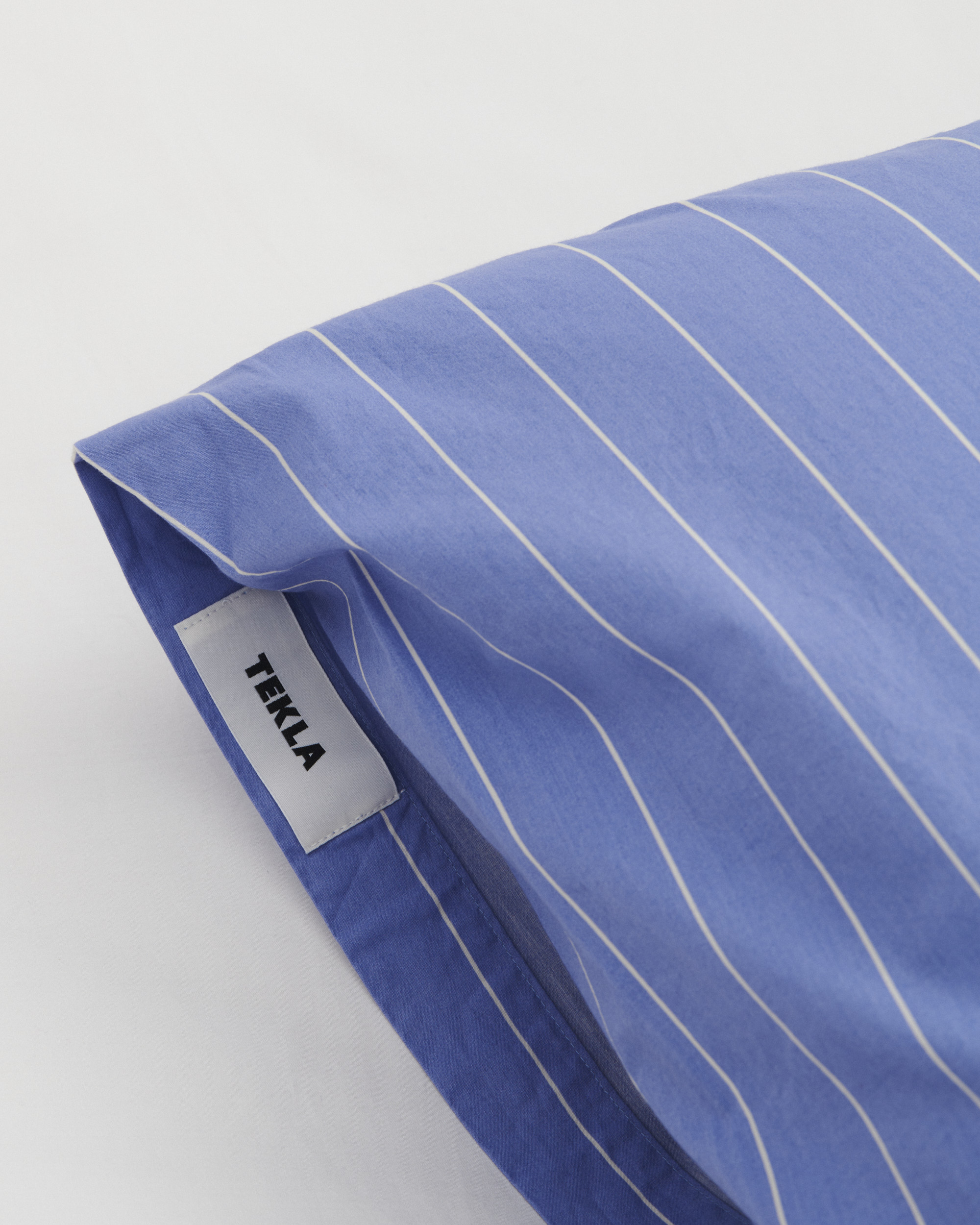 Clear Blue Stripes Pillow Sham