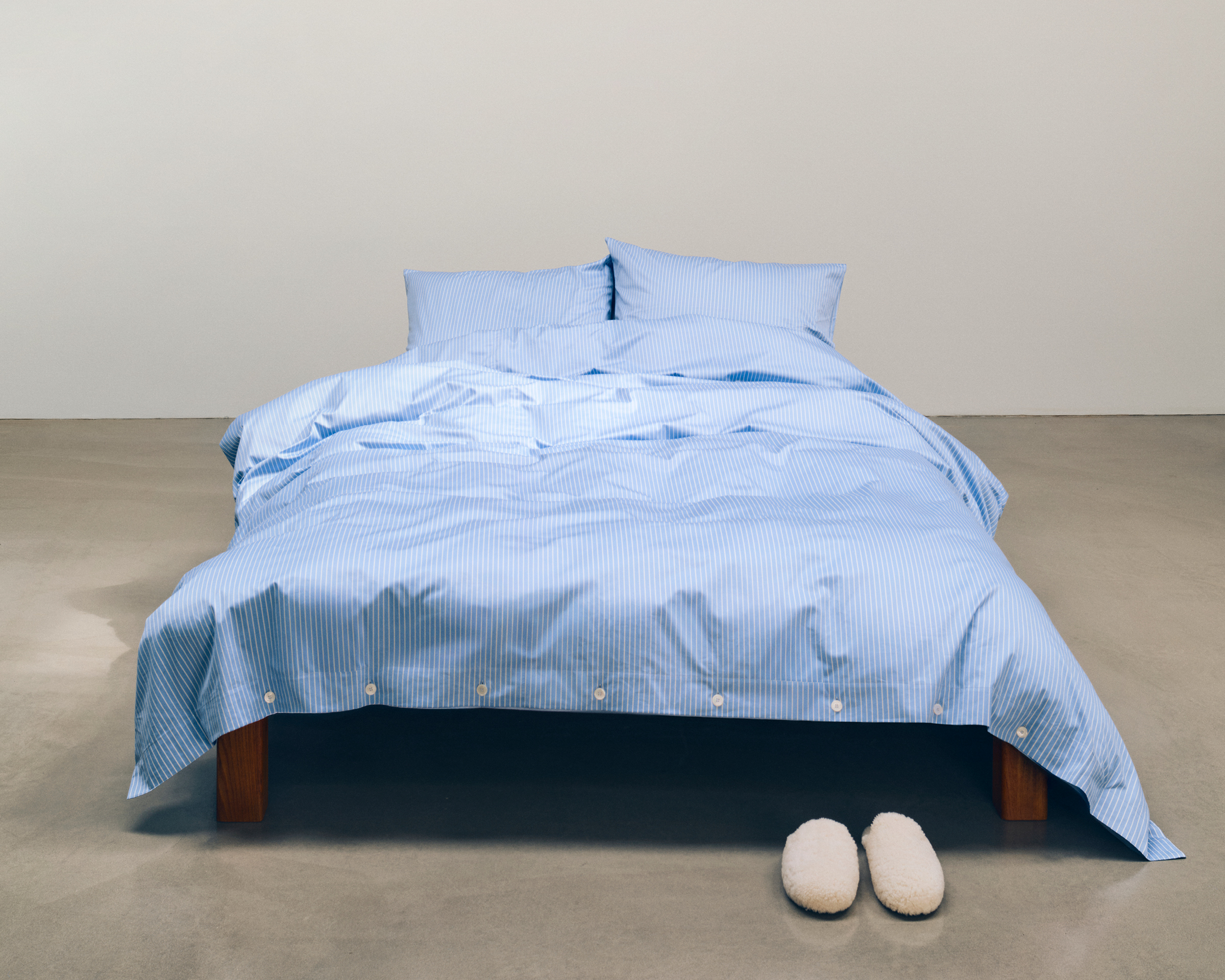 TEKLA 布団カバー シングルサイズ(Hopper stripes) Percale duvet cover – Hopper Stripes | Tekla Fabrics