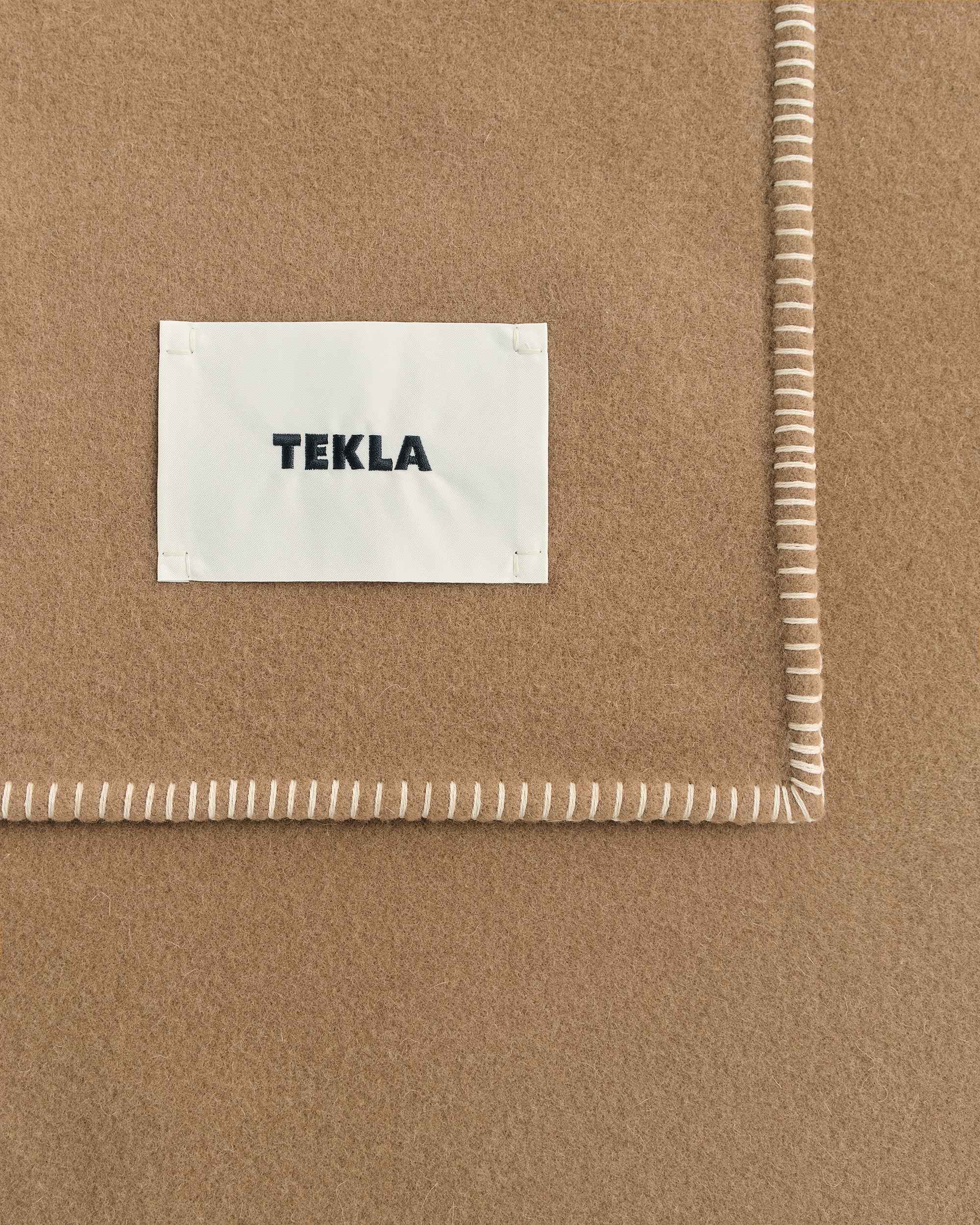 Lambswool blanket - Oak | Tekla Fabrics