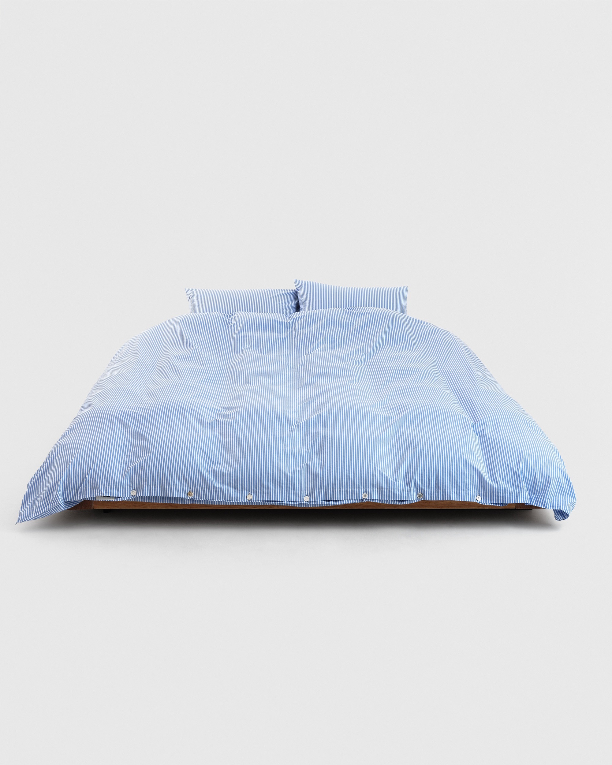 TEKLA Percale Duvet Cover セミダブル Percale duvet cover - Dark Taupe | Tekla Fabrics