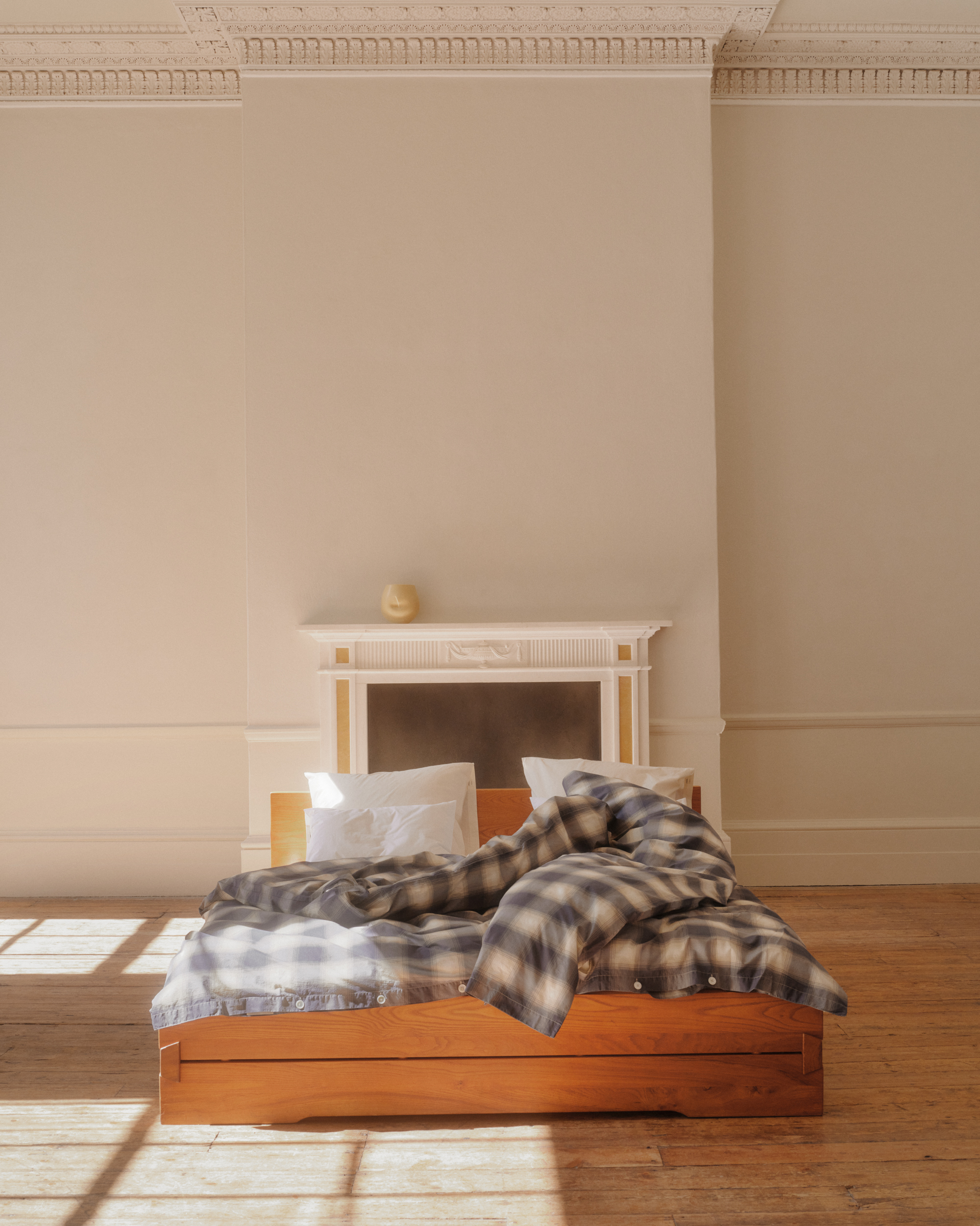 Percale duvet cover – Winter White | Tekla Fabrics
