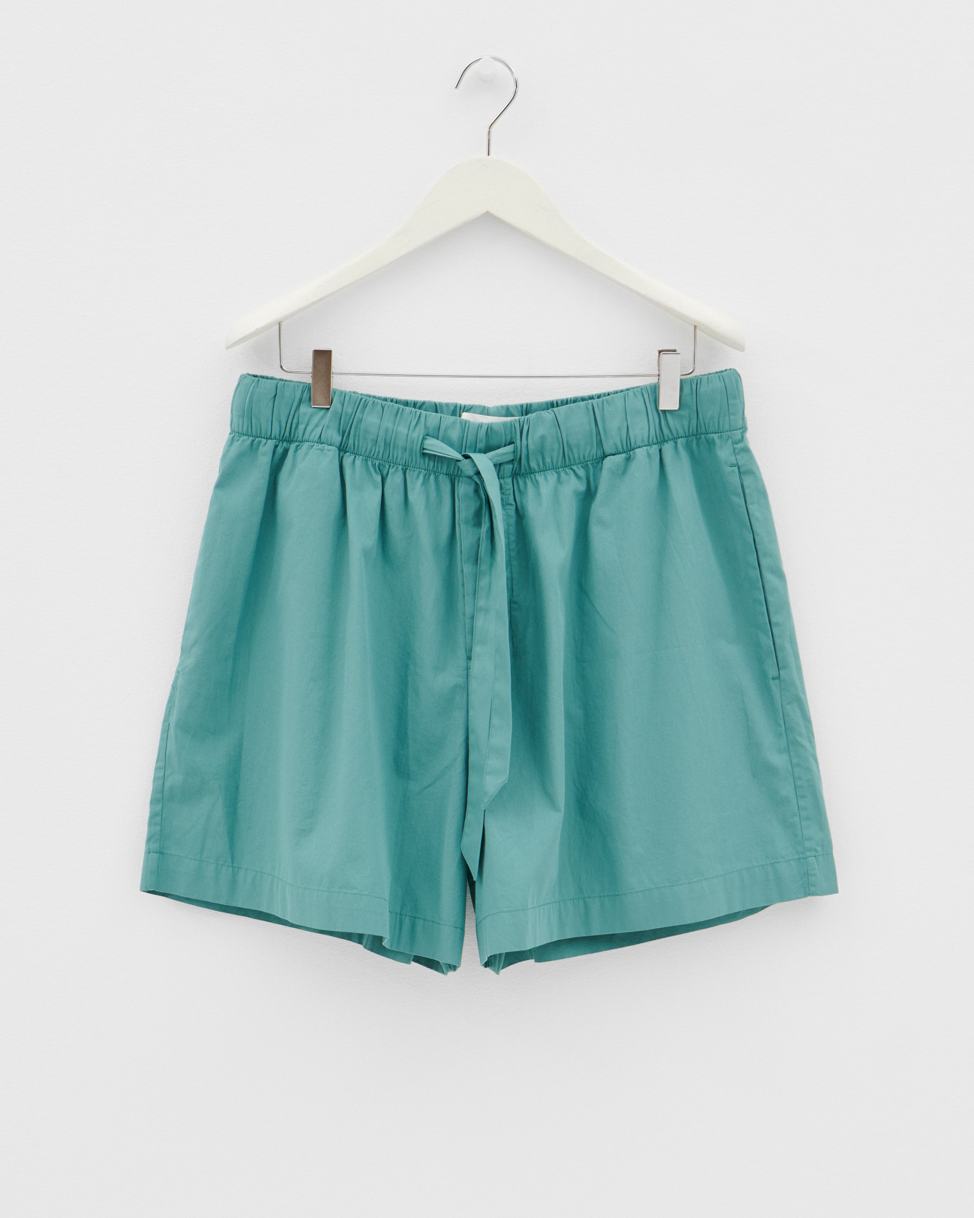 Cotton Poplin - Pyjamas Shorts - Vintage Green