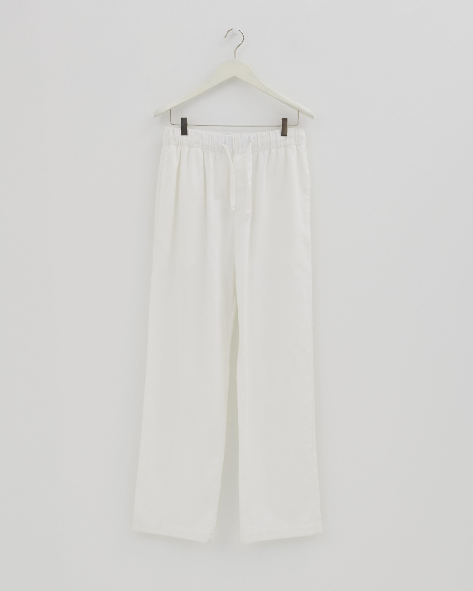 Flannel Pyjamas Pants - Cream White