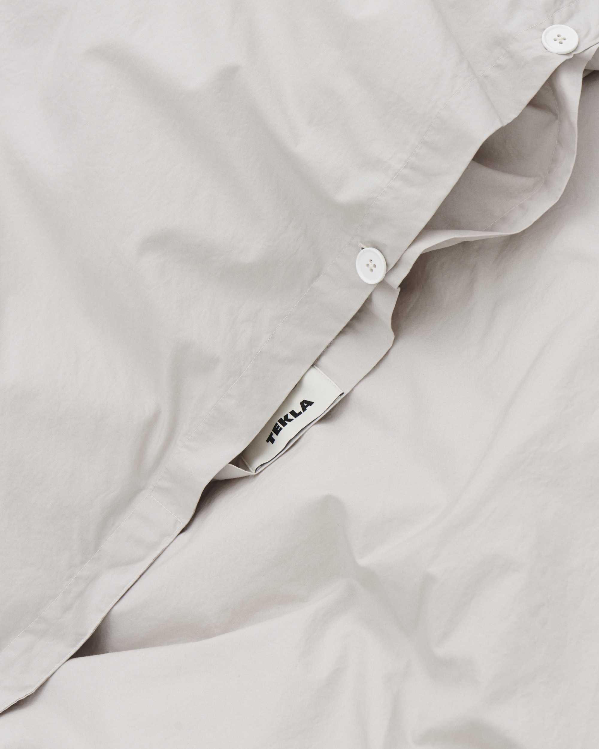 Organic online Cotton Percale Duvet Cover TEKLA