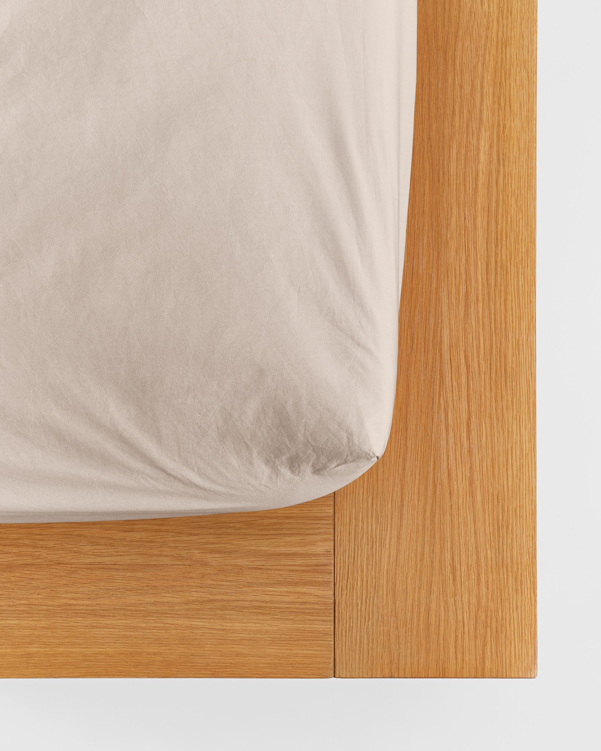 Percale pillow sham - Clay | Tekla Fabrics